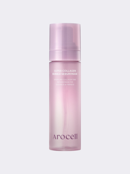 Пузырьковая маска-сыворотка с коллагеном и ПДРН Arocell Super Collagen Bubble Serum Mask