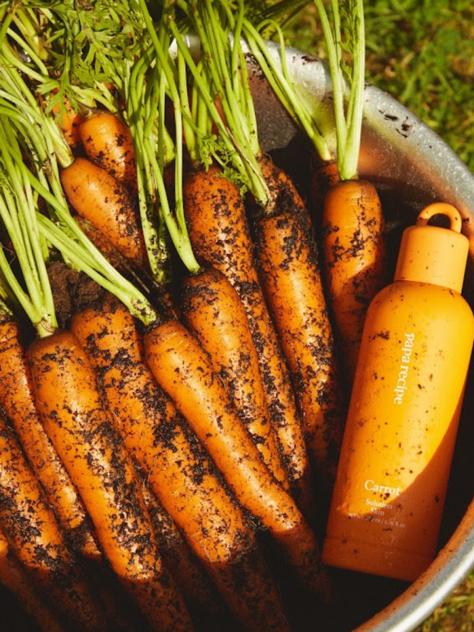 Осветляющий тонер с экстрактом моркови Papa Recipe Carrot Solution Skin