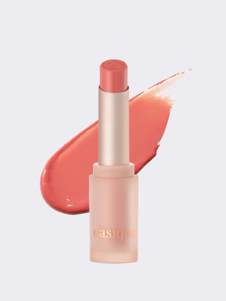 Глянцевая помада в натуральном оттенке губ Dasique Mood Glow Lipstick #01 Cream Sand