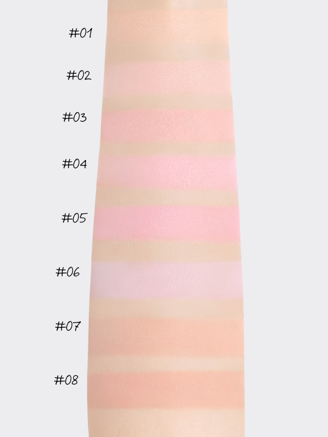 Нежные сухие румяна Dasique Soft Blur Cheek #02 Pink Cream
