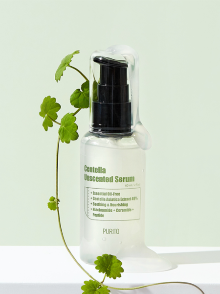 Успокаивающая сыворотка для чувствительной кожи с центеллой азиатской Purito Centella Unscented Serum Успокаивающая сыворотка для чувствительной кожи с центеллой азиатской Purito Centella Unscented Serum
