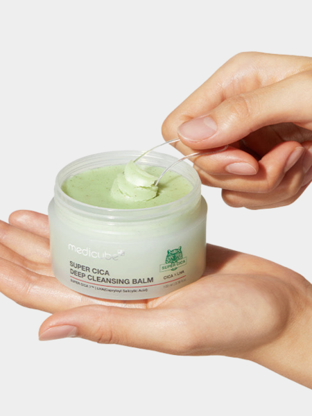 Очищающий гидрофильный бальзам с экстрактом центеллы Medicube Super Cica Deep Cleansing Balm Очищающий гидрофильный бальзам с экстрактом центеллы Medicube Super Cica Deep Cleansing Balm