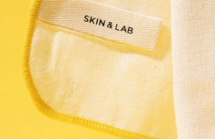 Очищающее хлопковое полотенце для умывания SKIN&LAB Ganghwa Sochang Eco Cleansing Towel Yellow