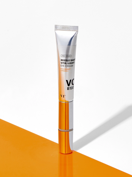 Осветляющий крем для век с витамином С и микроиглами VT Reedle Shot Vita-Light Eye Cream