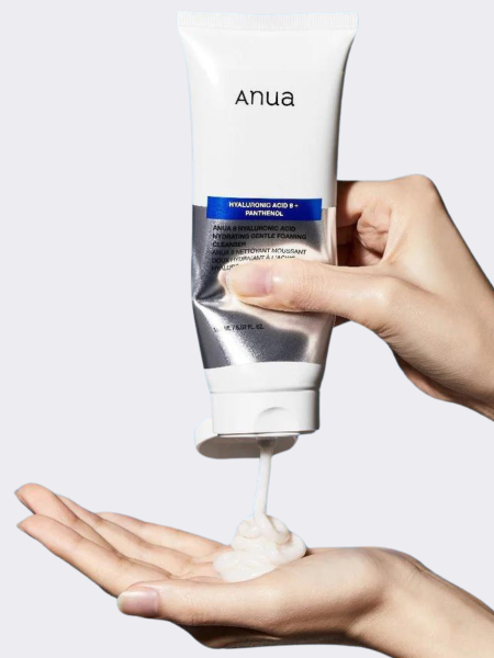 Деликатная пенка для умывания с гиалуроновой кислотой ANUA 8 Hyaluronic Acid Hydrating Gentle Foaming Cleanser Деликатная пенка для умывания с гиалуроновой кислотой ANUA 8 Hyaluronic Acid Hydrating Gentle Foaming Cleanser
