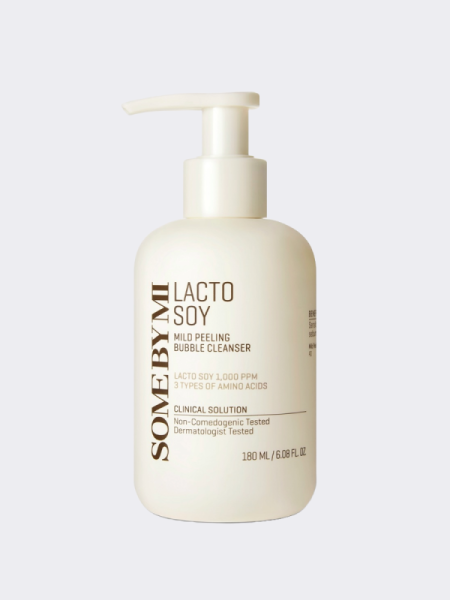 Отшелушивающая пенка для умывания с ферментами соевого молока Some By Mi Lacto Soy Mild Peeling Bubble Cleanser Отшелушивающая пенка для умывания с ферментами соевого молока Some By Mi Lacto Soy Mild Peeling Bubble Cleanser