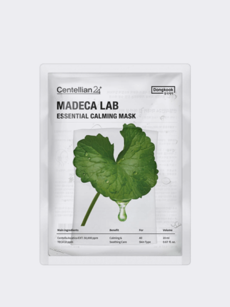 Успокаивающая тканевая маска с экстрактом центеллы Centellian24 Madeca Lab Essential Calming Mask