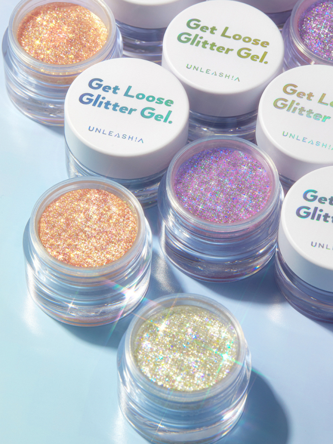 Гелевые декоративные блёстки для век UNLEASHIA Get Loose Glitter Gel N°6 Sunset Lover