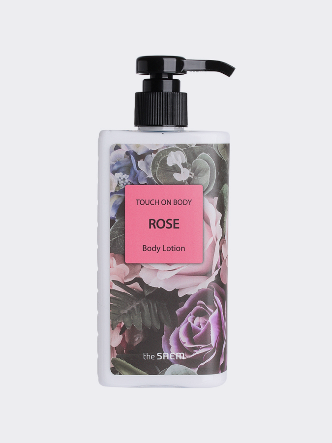 Увлажняющий лосьон для тела с ароматом розы The Saem Touch On Body Rose Body Lotion