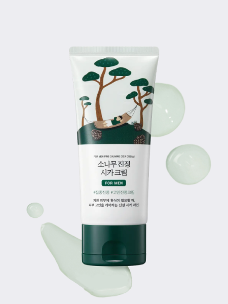 Противовоспалительный крем для мужчин с экстрактом сосны Round Lab For Men Pine Calming Cica Cream