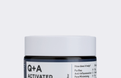 Очищающая маска с активированным углём и маслами Q+A Activated Charcoal Face Mask