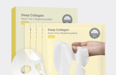 Набор осветляющих гидрогелевых масок с коллагеном и витамином С Sungboon Editor Deep Collagen Niacin Vita C Brightening Mask