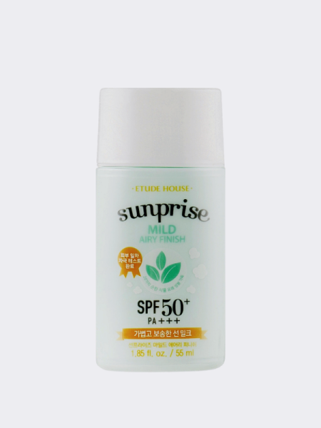 Легкий солнцезащитный флюид Etude House Sunprise Mild Airy Finish SPF50+ PA+++