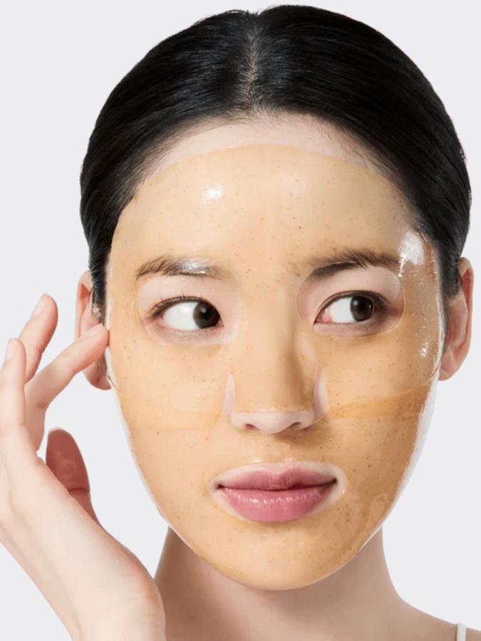 Укрепляющая гидрогелевая маска с экстрактом риса ANUA Rice 70 Glow Collagen Mask