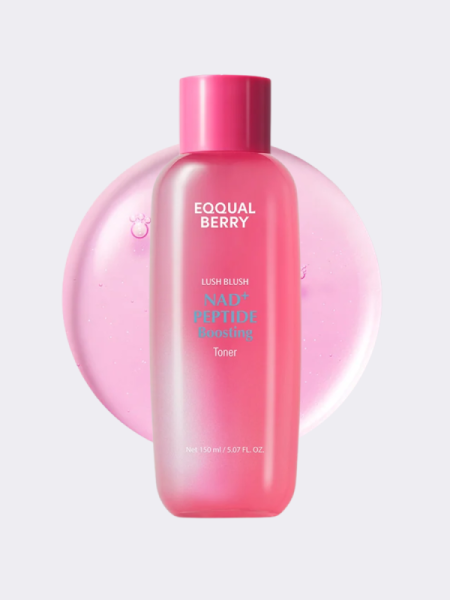 Разглаживающий тонер с пептидами EQQUALBERRY NAD+ Peptide Boosting Toner