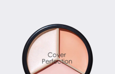 Палетка кремовых корректоров The Saem Cover Perfection Triple Pot Concealer 05 Dark Up Beige