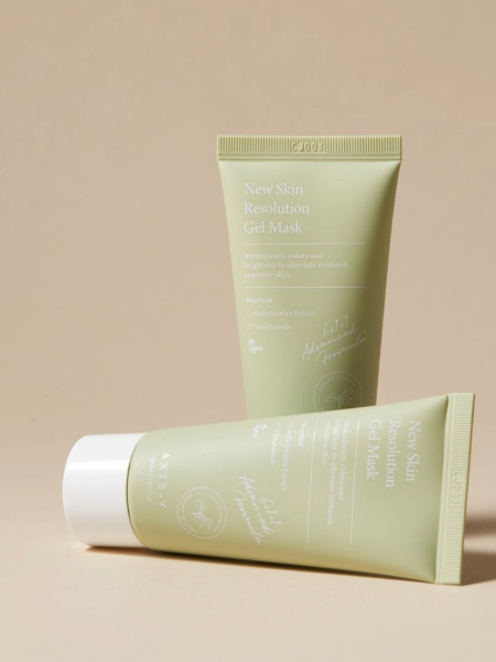 Успокаивающая гелевая маска с экстрактом хауттюйнии AXIS-Y New Skin Resolution Gel Mask
