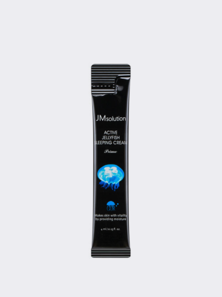 Восстанавливающая ночная маска в саше с экстрактом медузы JMSolution Active Jellyfish Sleeping Cream Prime Восстанавливающая ночная маска в саше с экстрактом медузы JMSolution Active Jellyfish Sleeping Cream Prime