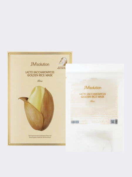Тканевая маска с дрожжевыми ферментами JMsolution Lacto Saccharomyces Golden Rice Mask Тканевая маска с дрожжевыми ферментами JMsolution Lacto Saccharomyces Golden Rice Mask
