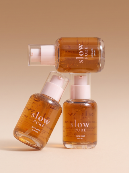 Сыворотка с комплексом кислот для сужения пор slowpure  Pore Peel Serum