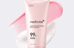 Воздушная пенка для умывания с ниацинамидом и ПДРН Medicube PDRN Pink Niacinamide Whip Cleanser