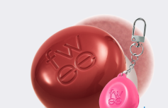 Набор: оттеночное суфле + брелок fwee Lip&Cheek Blurry Pudding Pot Keyring Set RS03 Faded