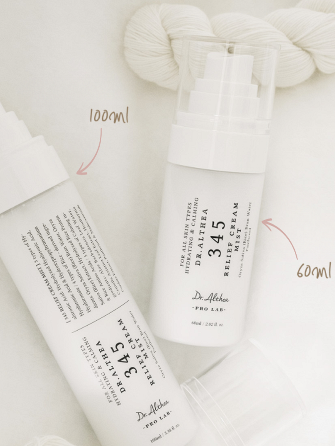 Двухфазный кремовый спрей для лица с экстрактом риса Dr.Althea 345 Relief Cream Mist