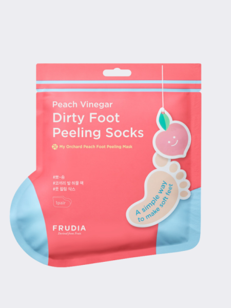 Маска-носочки для педикюра с ароматом персика FRUDIA My Orchard Peach Foot Peeling Mask