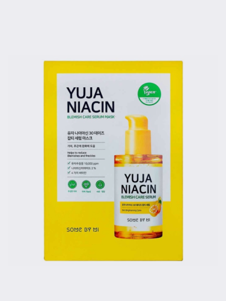 Тканевая маска Some By Mi Yuja Niacin Blemish Care Serum Mask