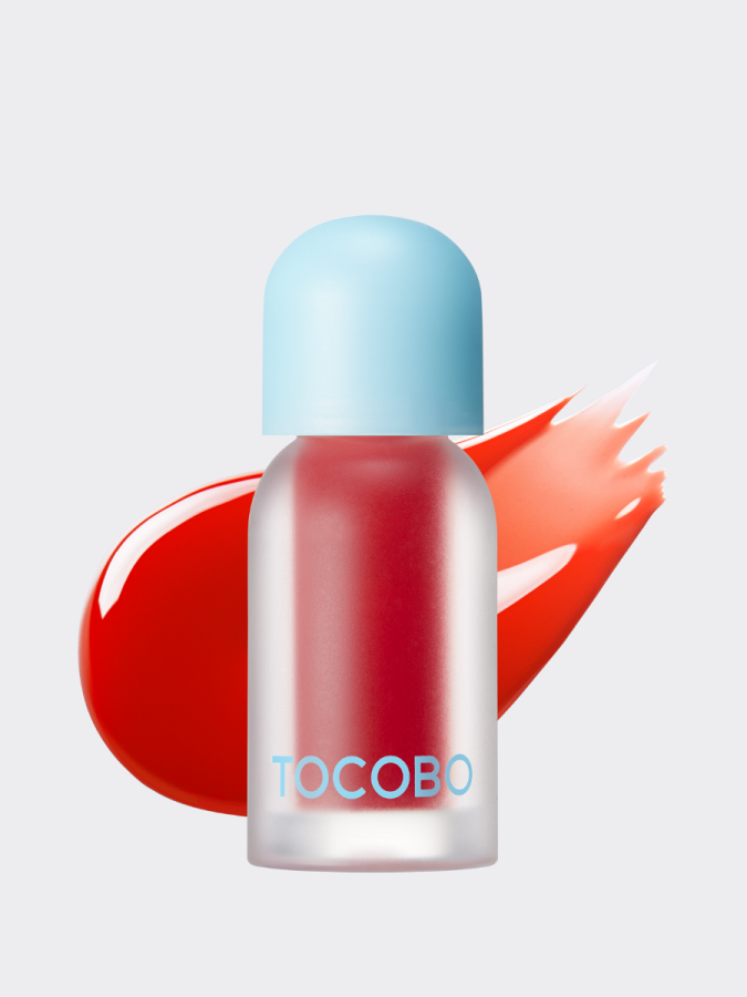 Разогревающее оттеночное масло для губ TOCOBO Juicy Berry Plumping Lip Oil 01 Chill Red