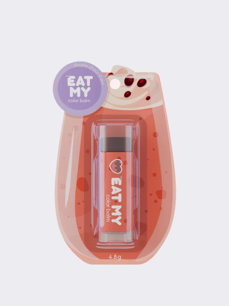 Оттеночный бальзам для губ "Двойной шоко-шейк" EAT MY Color Balm Double Choko Shake