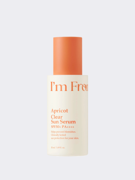 Солнцезащитное молочко с экстрактом абрикоса I'm from Apricot Clear Sun Serum SPF50+ PA++++ Солнцезащитное молочко с экстрактом абрикоса I'm from Apricot Clear Sun Serum SPF50+ PA++++