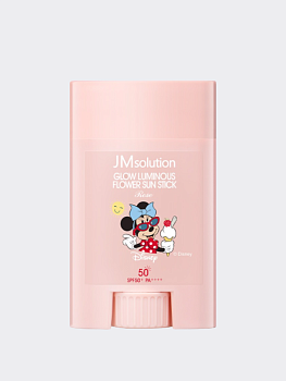 Солнцезащитный стик JMsolution Disney Сollection Minnie Glow Luminous Flower Light Sun Stick SPF50+PA++++