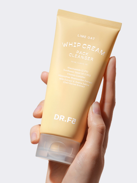 Осветляющая маска-пенка для умывания с экстрактом лайма DR.F5 Whip Cream Pack Cleanser Lime Oat Осветляющая маска-пенка для умывания с экстрактом лайма DR.F5 Whip Cream Pack Cleanser Lime Oat