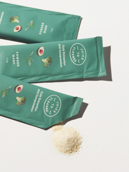 Саше с отшелушивающей энзимной пудой с папаином и витамином С Juice To Cleanse Powder Wash