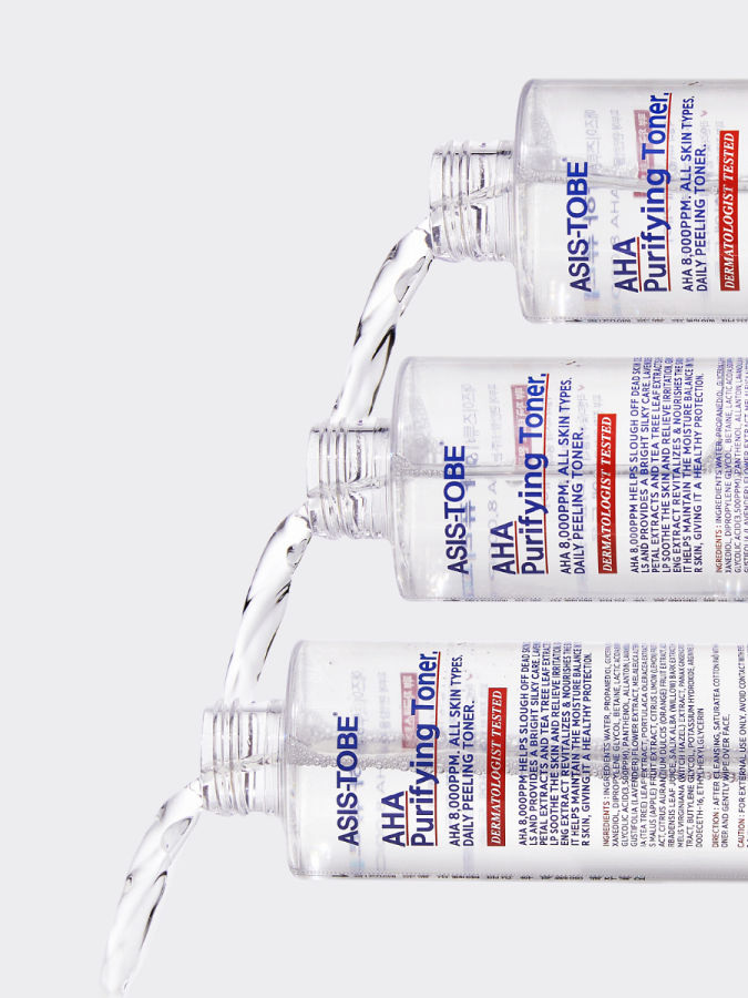 Отшелушивающий тонер для лица с АНА кислотами ASIS-TOBE AHA Purifying Toner Отшелушивающий тонер для лица с АНА кислотами ASIS-TOBE AHA Purifying Toner