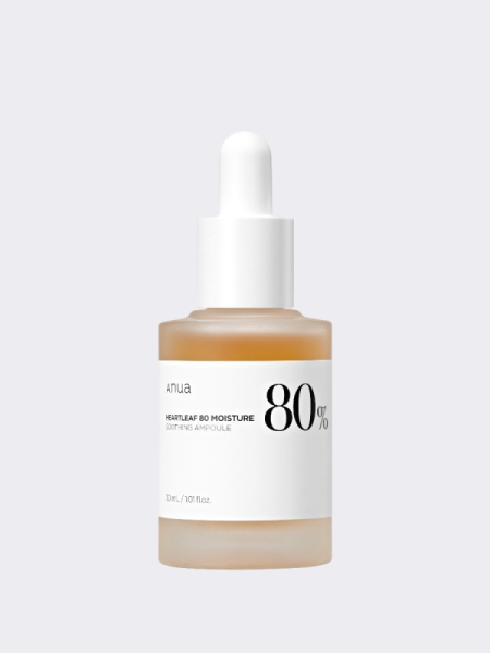 Успокаивающая ампула для лица с экстрактом хауттюйнии ANUA Heartleaf 80% Moisture Soothing Ampoule Успокаивающая ампула для лица с экстрактом хауттюйнии ANUA Heartleaf 80% Moisture Soothing Ampoule