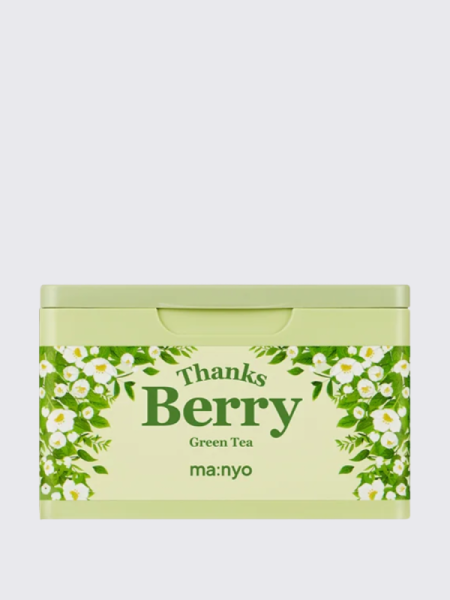 Набор успокаивающих тканевых масок с экстрактом зеленого чая Ma:nyo Thanks Berry Green Tea Mask Sheet