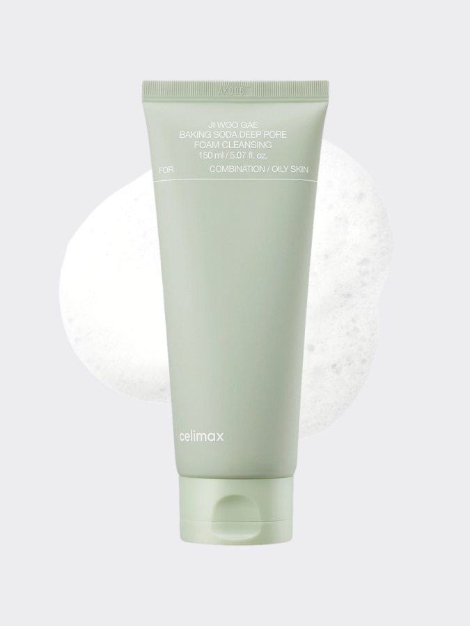 Глубокоочищающая пенка для умывания с содой Celimax Ji Woo Gae Baking Soda Deep Pore Foam Cleansing