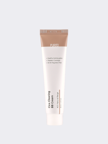 Успокаивающий BB крем с экстрактом центеллы №23 Purito Cica Clearing BB cream