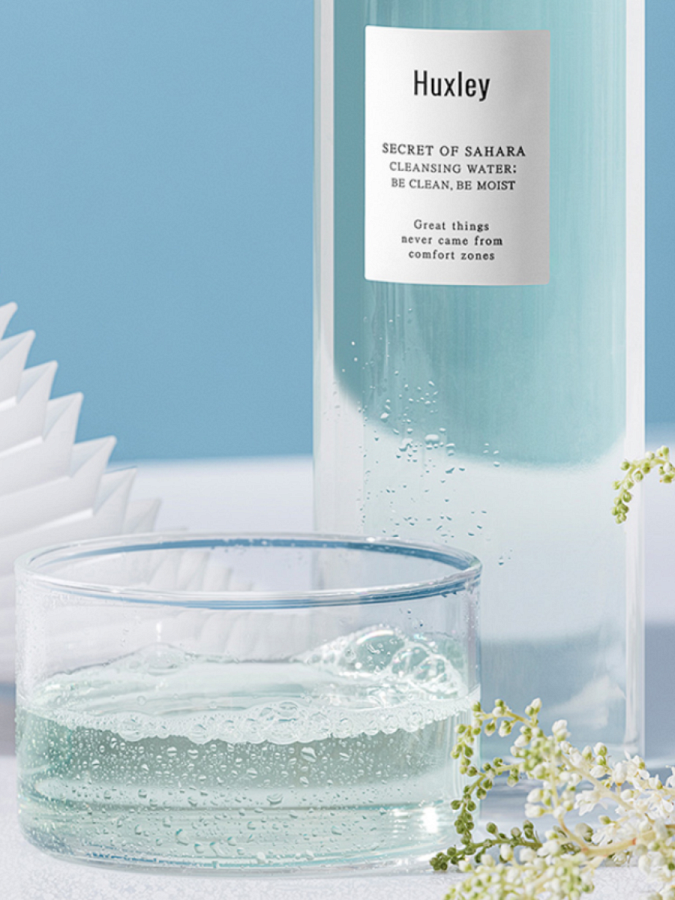 Очищающая вода для снятия макияжа Huxley Secret of Sahara Cleansing Water Be Clean Be Moist