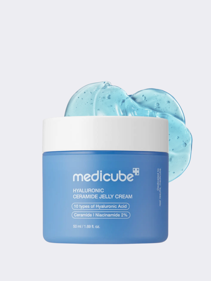 Восстанавливающий крем-желе с керамидами Medicube Hyaluronic Ceramide Jelly Cream
