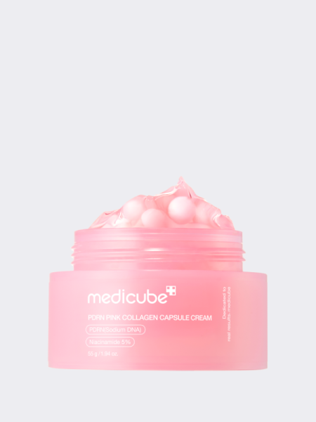 Укрепляющий капсульный крем с ПДРН и коллагеном Medicube PDRN Pink Collagen Capsule Cream