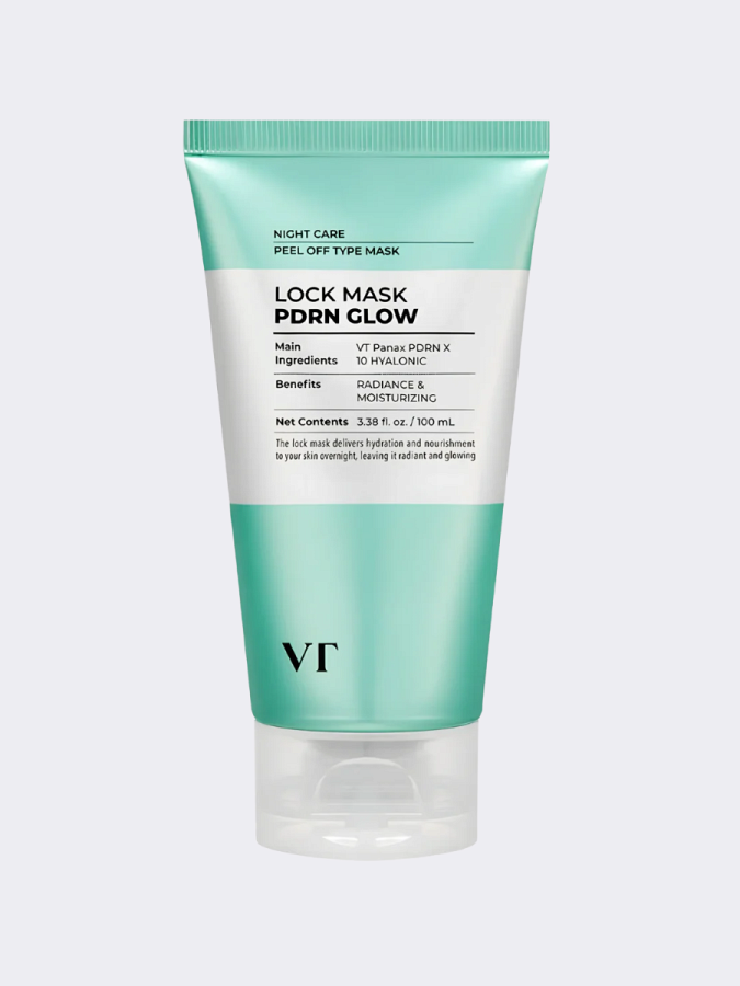 Увлажняющая ночная маска-плёнка с ПДРН для сияния кожи VT PDRN Glow Lock Mask