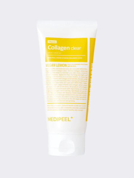 Витаминная пенка для умывания для ровного тона кожи MEDI-PEEL Vegan Vitamin Collagen Clear Витаминная пенка для умывания для ровного тона кожи MEDI-PEEL Vegan Vitamin Collagen Clear