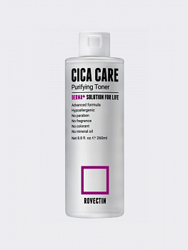Очищающий тонер с центеллой ROVECTIN Skin Essentials Cica Care Purifying Toner