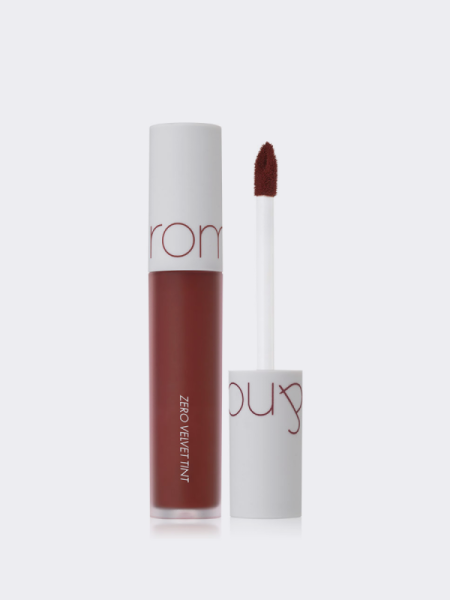 Вельветовый тинт с матовым финишем в глубоком вишнёвом оттенке rom&nd Zero Velvet Tint 06 Deep Soul