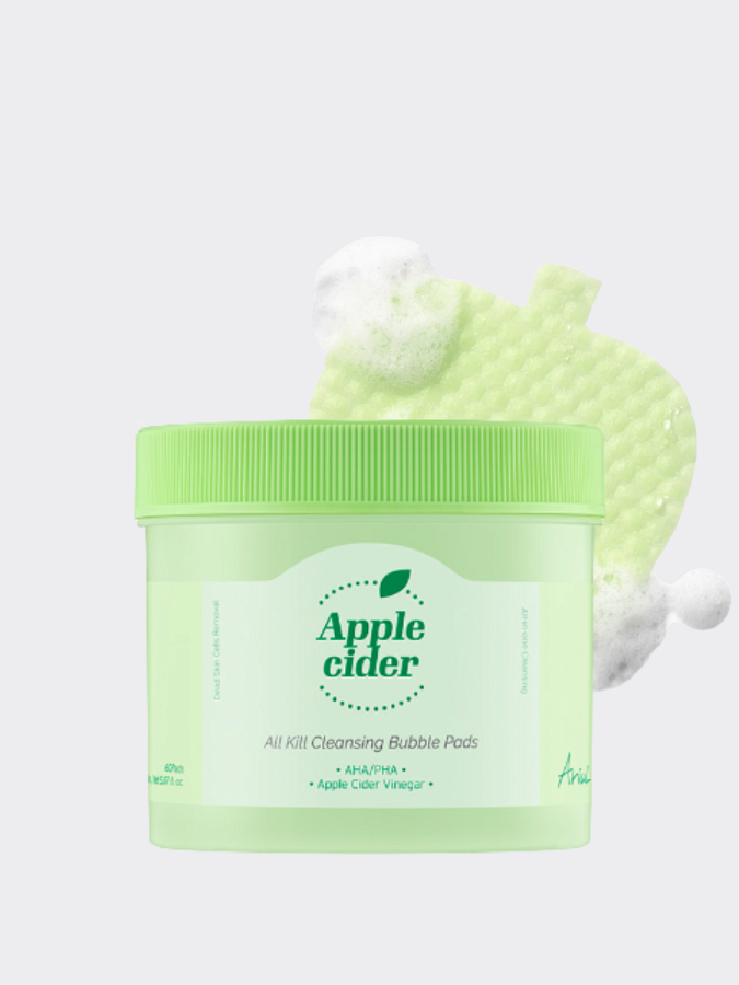 Очищающие пузырьковые диски для лица с яблочным уксусом Ariul Apple Cider All Kill Cleansing Bubble Pads