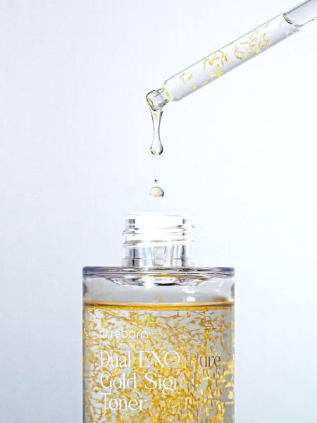 Питательный тонер с двойными экзосомами и золотом DR.REBORN Dual Exo Pure Gold Signal Toner