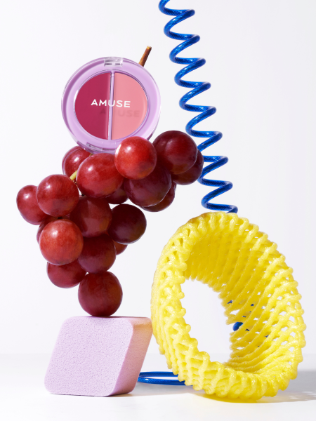 Многофункциональный бальзам-румяна для губ и щёк AMUSE Lip & Cheek Healthy Balm 04 Grape Balm